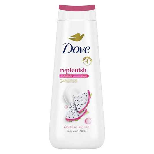 Replenishing Body Wash for Women Dragon Fruit and Coconut Cream, 20 Oz