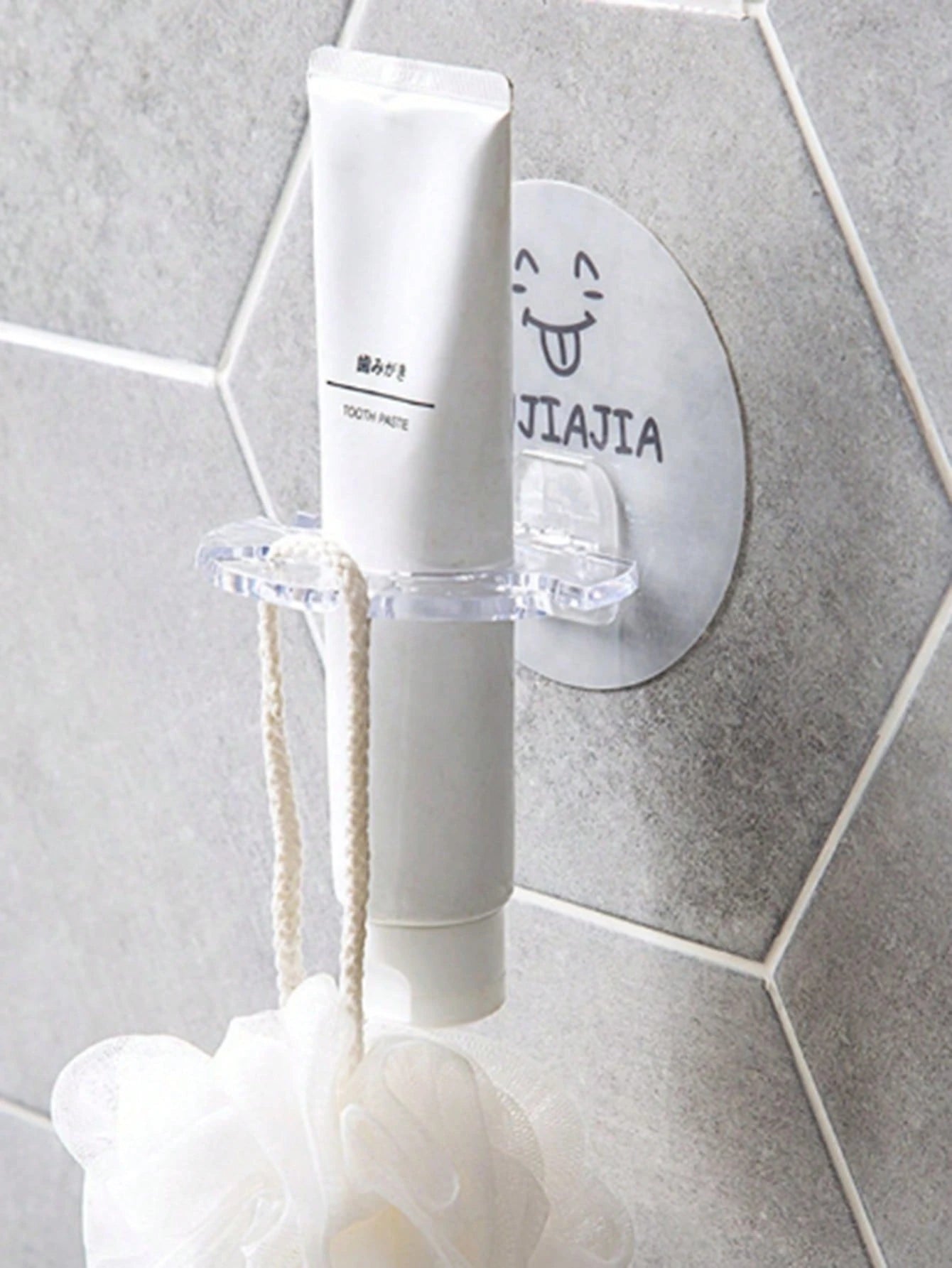 1/2/3Pcs Acrylic Plastic Bathroom Comb Holder, Wall-Mounted No-Drill Storage Rack for Vanity, Clear Transparent Organizer for Hair Brushes and Toiletries, 6.89In Length