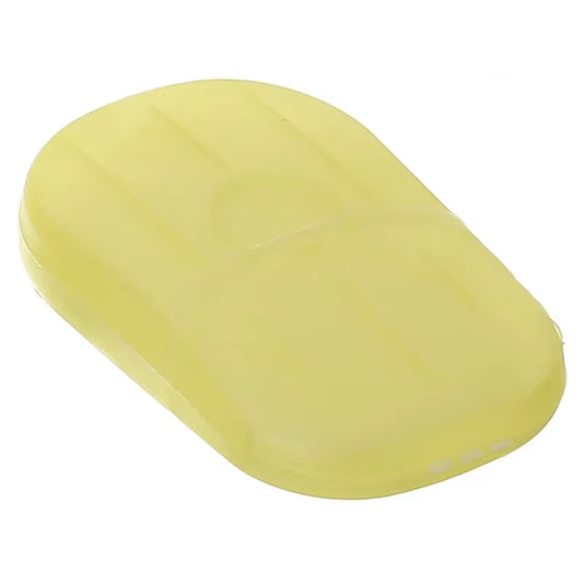 Outdoor Travel Disposable Soap Tablet Box Soap Paper Portable Hand Washing Tablet Mini Soap Sheet Refill Bathroom Soap R