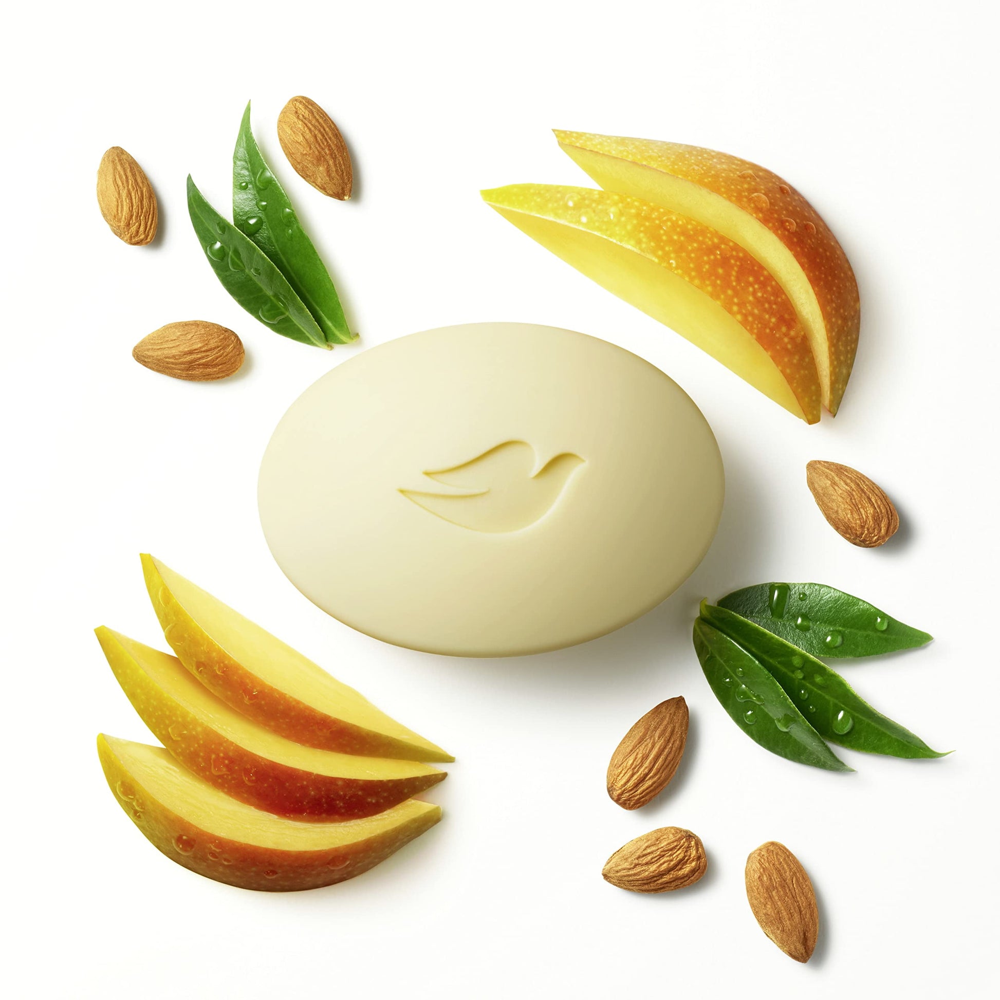 Beauty Bar Gentle Skin Cleanser Moisturizing for Gentle Soft Skin Care Glowing Mango Butter and Almond Butter More Moisturizing than Bar Soap 3. 75 Oz 6 Bars(Pack of 1)