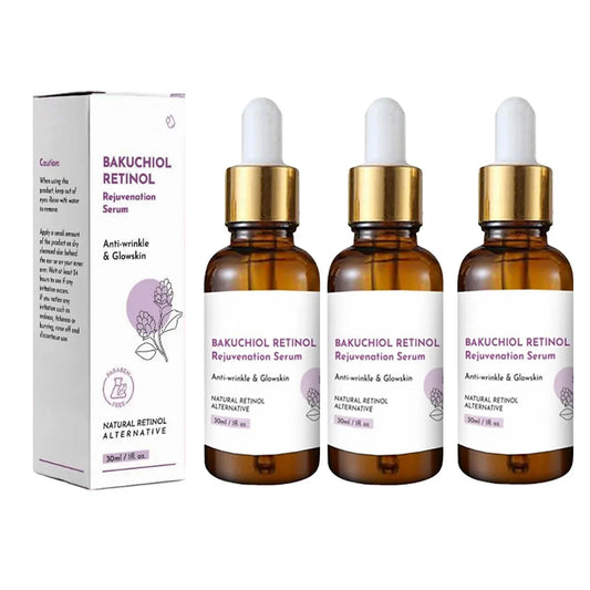 Bakuchiol Retinol Rejuvenation Serum, Anti-Wrinkle Serum, Glow Skin Serum, anti Aging Serum, Hydration and Moisturize, Reduces Fine Lines & Wrinkles, Fades Dark Spots