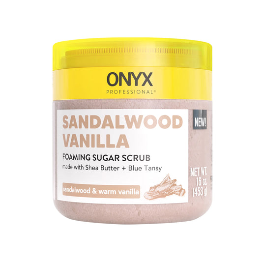 Foaming Body Scrub with Scrubber, Sandalwood Vanilla