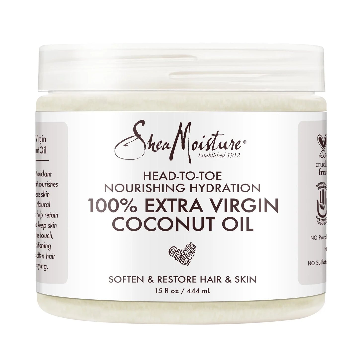 (2 Pack)  100% Extra Virgin Coconut Oil Nourishing Hydration, 14.5 Oz