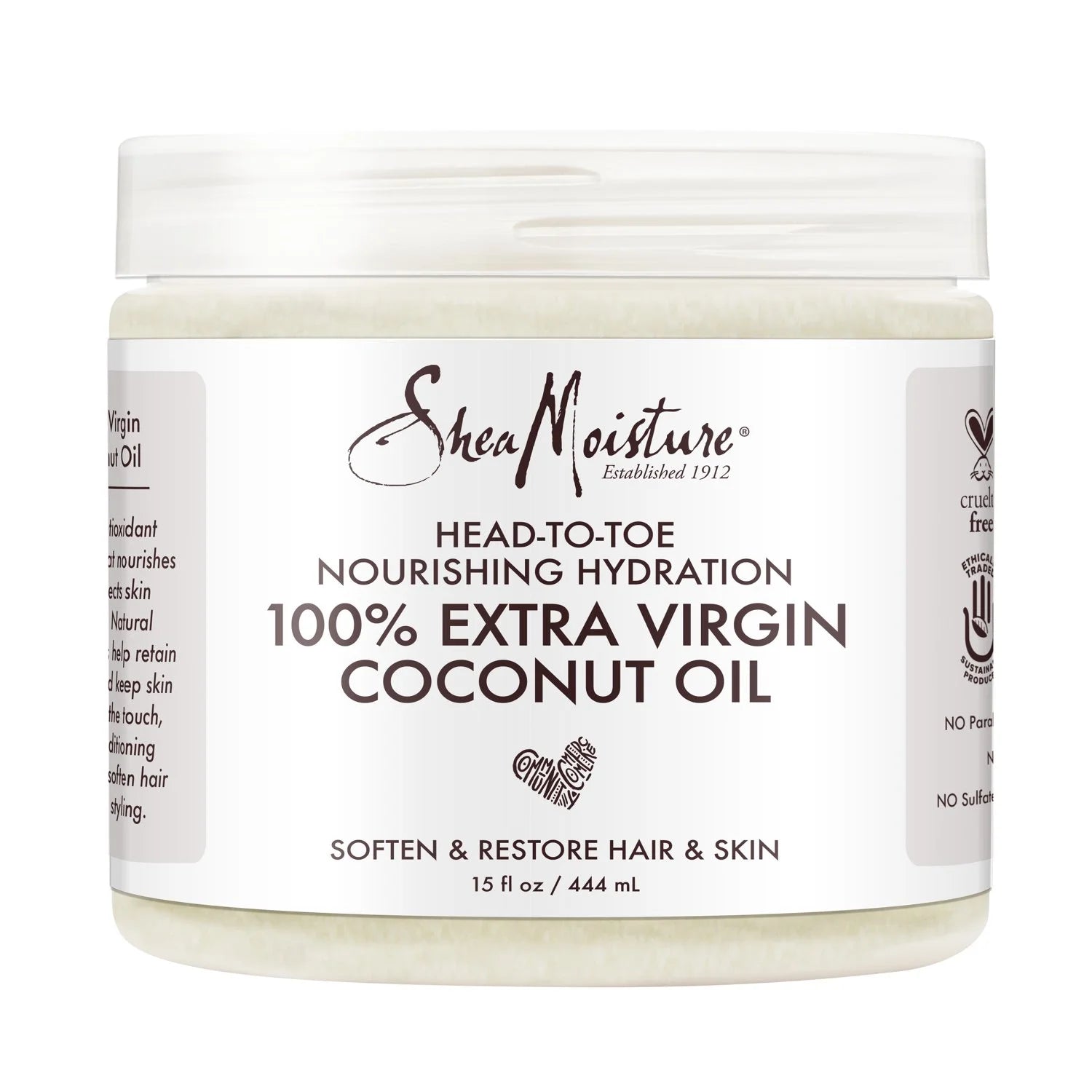 (2 Pack)  100% Extra Virgin Coconut Oil Nourishing Hydration, 14.5 Oz