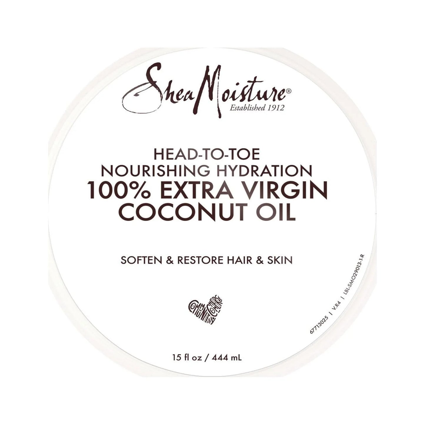(2 Pack)  100% Extra Virgin Coconut Oil Nourishing Hydration, 14.5 Oz